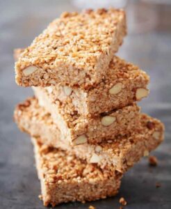 Sesame Almond Bar from The Brain Warrior's Way Cookbook by Tana Amen BSN RN