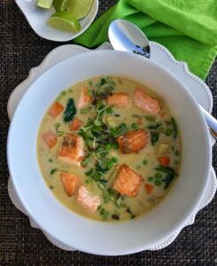 Salmon Curry Chowder by Tana Amen BSN RN Salmon Curry Chowder by Tana Amen BSN RN
