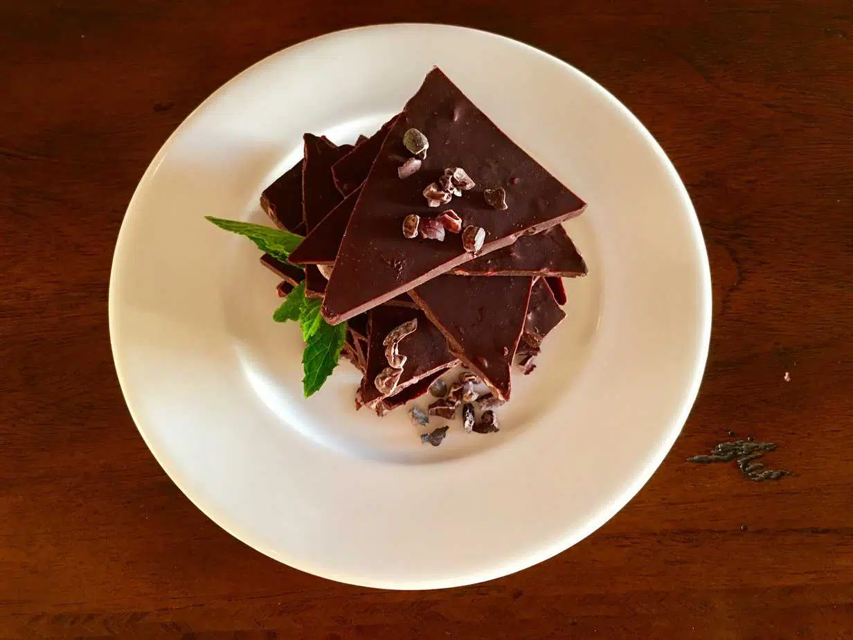 Crunchy Chocolate Mint Thins-image