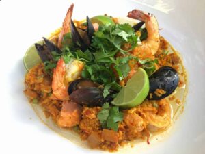 Seafood-Paella-with-Cauliflower-Rice-Sofrito-1 Seafood-Paella-with-Cauliflower-Rice-Sofrito-1