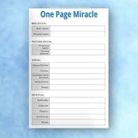 One Page Miracle